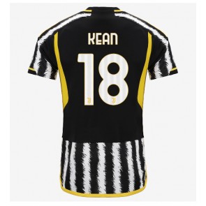 Juventus Moise Kean #18 Replica Home Stadium Shirt 2023-24 Short Sleeve